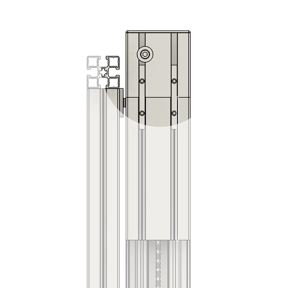 56-030-1 MODULAR SOLUTIONS DOOR PART<BR>45MM X 90MM CHAIN PULLY - ANSI 25 ROLLER CHAIN